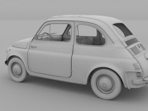 fiat 500 nuova sport 1958 rev 3D मॉडल