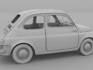 fiat 500 nuova sport 1958 rev 3D मॉडल