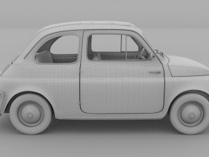 fiat 500 nuova sport 1958 rev 3D मॉडल