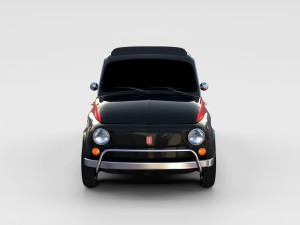 fiat nuova sport 500 1958 rev 3D Модель