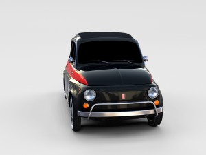 fiat nuova sport 500 1958 rev 3D Модель