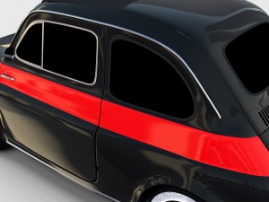 fiat nuova sport 500 1958 rev 3D Модель
