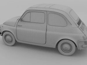 fiat nuova sport 500 1958 rev 3D Model