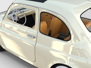 fiat 500d nuova 1960 rev 3D 모델