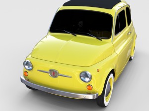 fiat nuova 500d 1960 rev 3D Model