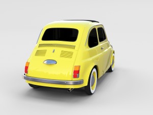 fiat nuova 500d 1960 rev 3D 模型