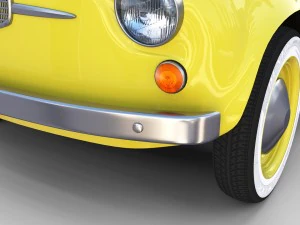 फिएट नुओवा 500डी 1960 रेव 3D मॉडल