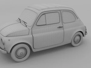 फिएट नुओवा 500डी 1960 रेव 3D मॉडल