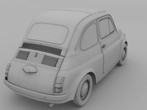 फिएट नुओवा 500डी 1960 रेव 3D मॉडल