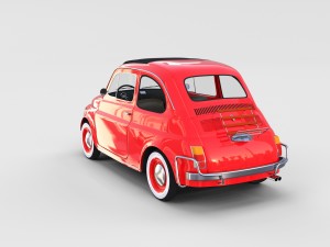 fiat 500l luxe 1968 rev 3D Модель