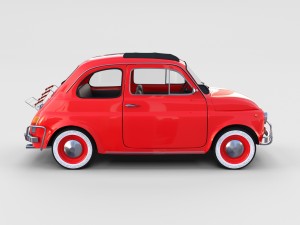fiat 500l luxe 1968 rev 3D Модель