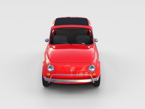 fiat 500l luxe 1968 rev 3D Модель