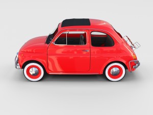 fiat 500l luxe 1968 rev 3D Модель