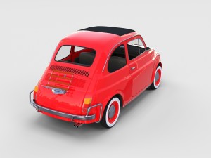 fiat 500l luxe 1968 rev 3D Модель