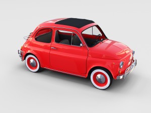 fiat 500l luxe 1968 rev 3D Модель