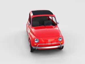 fiat 500l luxe 1968 rev 3D Модель