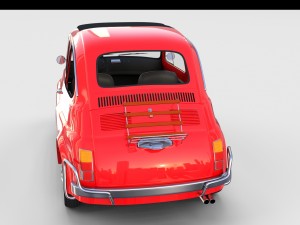 fiat 500l luxe 1968 rev 3D Модель