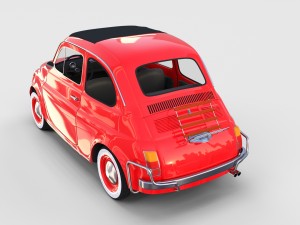 fiat 500l luxe 1968 rev 3D Модель