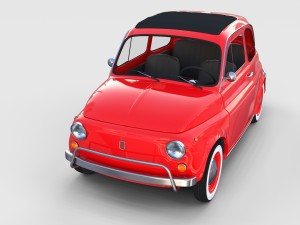fiat 500l luxe 1968 rev 3D Модель