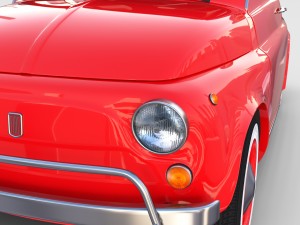 fiat 500l luxe 1968 rev 3D Модель