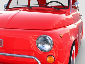 fiat 500l luxe 1968 rev 3D Модель
