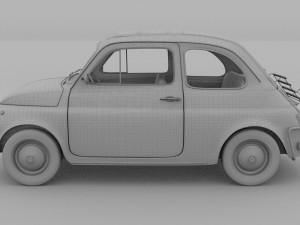 fiat 500l luxe 1968 rev 3D Модель