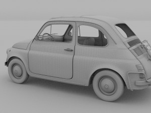 fiat 500l luxe 1968 rev 3D Модель