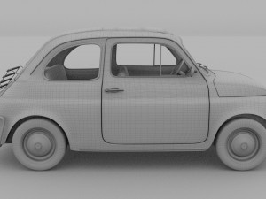 fiat 500l luxe 1968 rev 3D Модель