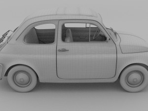 fiat 500l luxe 1968 rev 3D Модель