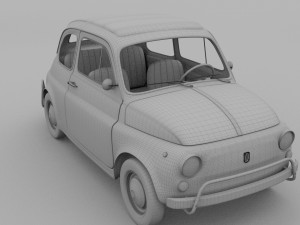 fiat 500l luxe 1968 rev 3D Модель