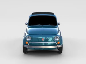 fiat 1968 500l luxe rev 3D Model
