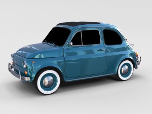 fiat 1968 500l luxe rev 3D Модель
