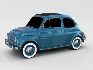 fiat 1968 500l luxe rev 3D Model