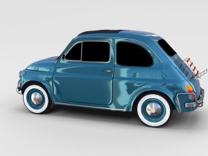 fiat 1968 500l luxe rev 3D Модель