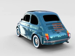 fiat 1968 500l luxe rev 3D Model