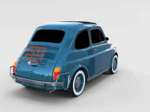 fiat 1968 500l luxe rev 3D Model