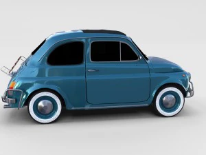 fiat 1968 500l luxe rev 3D Model