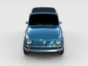 fiat 1968 500l luxe rev 3D Model