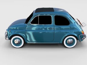 fiat 1968 500l luxe rev 3D Model