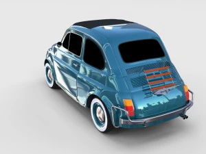 fiat 1968 500l luxe rev 3D Model
