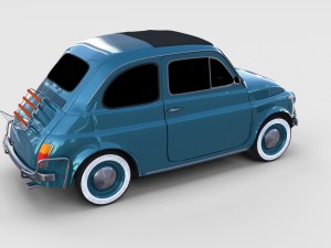 fiat 1968 500l luxe rev 3D Модель
