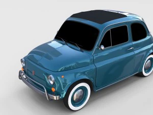 fiat 1968 500l luxe rev 3D Model