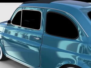 fiat 1968 500l luxe rev 3D Model