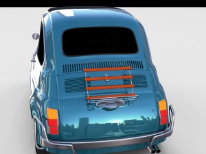 fiat 1968 500l luxe rev 3D Модель