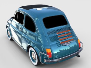 fiat 1968 500l luxe rev 3D Модель