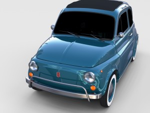 fiat 1968 500l luxe rev 3D Модель