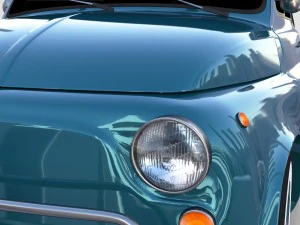 fiat 1968 500l luxe rev 3D Model