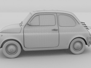 fiat 1968 500l luxe rev 3D Модель