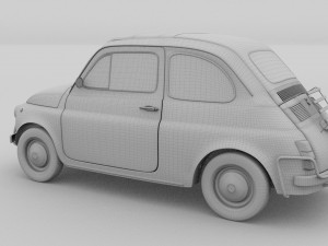 fiat 1968 500l luxe rev 3D Модель