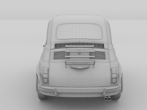 fiat 1968 500l luxe rev 3D Модель